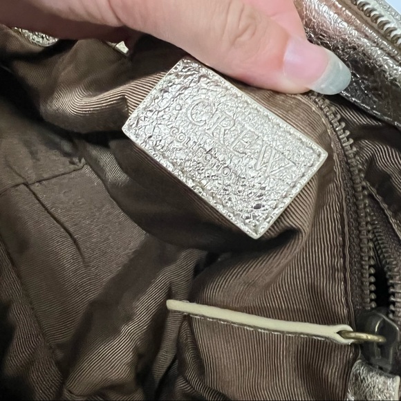 J. Crew Gold Leather Handbag - Picture 7 of 8